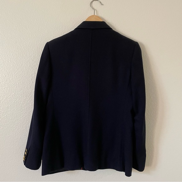 Vintage Evan Picone Women’s Wool Blazer Jacket - Navy Blue - Picture 2 of 6